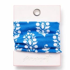 NWT FREE PEOPLE MOVEMENT Buti Logo Rumble Hair Tie | NWT BLUE